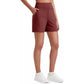 💞Summer cool-down deal: just £14.99!!💞Women's High-Waisted Athletic Bermuda Shorts with Pockets – 🏃Running, Yoga,🧘 Summer Casual Activewear