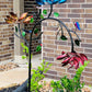 🔥Summer Promotion 49% OFF -🍃Beautiful Summer Multi Colored Flowers Wind Spinner-🏡Perfect wonderland garden decoration