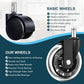 🔥LAST DAY BUY 1 GET 1 FREE🔥3 Inches Silent and Smooth Rolling Casters