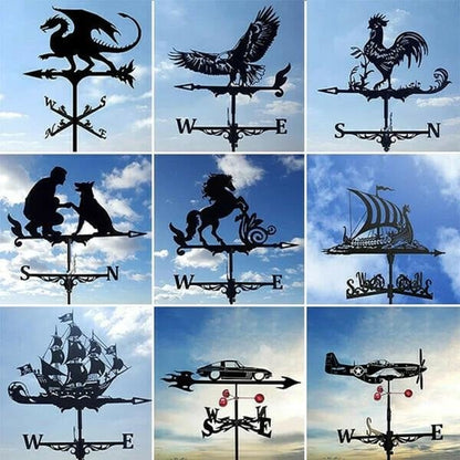 🔥Summer Promotion 49% OFF -🍃Stainless Steel Weathervane-🏡Perfect wonderland garden decoration