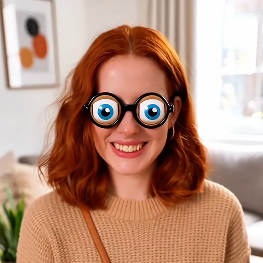 🎅Christmas Special Deals £6.99!!⚡50K+ SOLD!😎Funny Glasses with Winking Eye Mechanism🥸