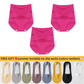 💖Last Day-Buy 1 Get 3 Packs💖Plus-Size High-Waist Cross Tummy Control Panties 🎁Free socks Today!!