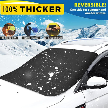 🔥LAST DAY SALE 50% OFF🔥2025 Upgraded Car Windshield Magnetic Snow Cover