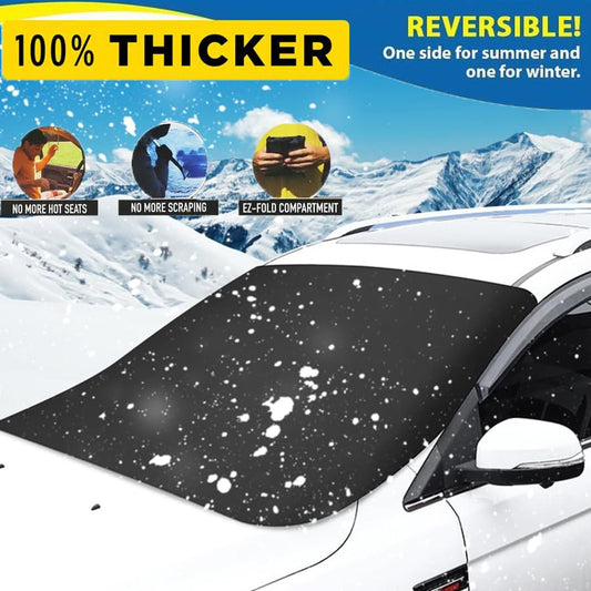 🔥LAST DAY SALE 50% OFF🔥2025 Upgraded Car Windshield Magnetic Snow Cover