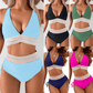 🔥LAST DAY SPECIAL PRICE: ￡11.99!!💥-👙2025 High Waisted Tummy Control Color Block Bikini Sets