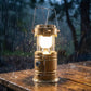 ⏳LAST DAY SALE ONLY ￡11.99!!⛺️Solar Camping Lantern- Rechargeable LED Lights, Magnetic Base & Foldable Hanging Hook- Collapsible Lamp Battery Powered Perfect for Power Outages, Hiking, Emergencies