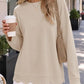 💖2026 Autumn’s Sale 70% OFF✨🍂Women's Crew Neck Wavy Scallop Oversized Sweatshirt