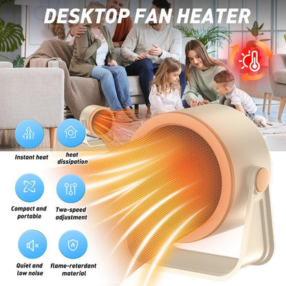 ♨️LAST DAY SALE 50% OFF!!⚡50K+ SOLD!❄️2026 Portable Instant-Heat Heater – Outdoor & Desktop Mini Radiator