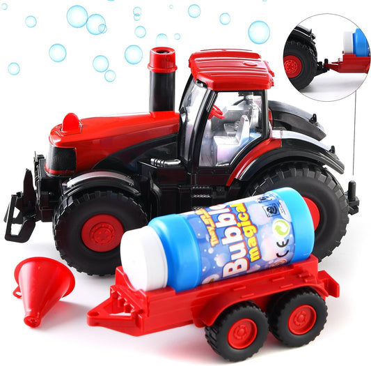 🔥Last Day Promotion 49% OFF -🫧Bubble Blowing Farm Tractor Toy Truck🚗