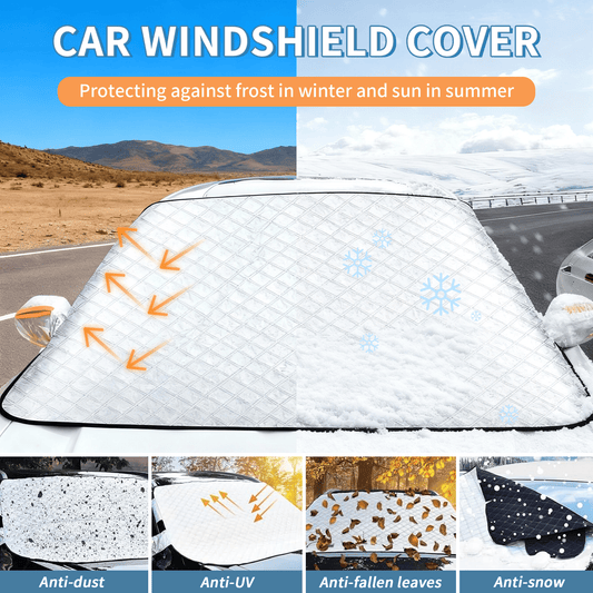 🎄LAST DAY PROMOTION 50% OFF!!❄️4-Layer Magnetic Windshield Car Cover