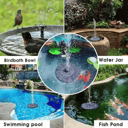 🔥LAST DAY SALE ￡9.99!!💥-🏡Upgraded Solar Powered Water Fountain Pump With Accessories