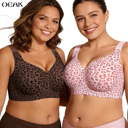 🏆LAST DAY SALE 60% OFF🔥Women's Jelly Bras Wirefree Full Coverage No Underwire Everyday Bra | Comfortable Wireless Padded Bras👍No More Sagging Breasts
