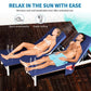 🔥This week's special price ￡14.98!!🏖️Sun Lounger Towel in Bag with Pockets Storage