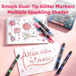 🔥LAST DAY SALE ONLY ￡6.99!!🎨Glitter Effect Brush Markers🥇✨: Create Sparkling Art Smoothly 🥳(🌈24-96 Colors | Smooth No Clog | No Bleed Through📝)