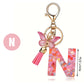 🎅Christmas Gift idea 49%OFF -🌼Initial Letter Keychains🦋