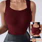 🔥NEW YEAR SALE £8.99!!⚡60K+ SOLD!💐Women's U Neck Thermal Tank Tops with Built-In Bra