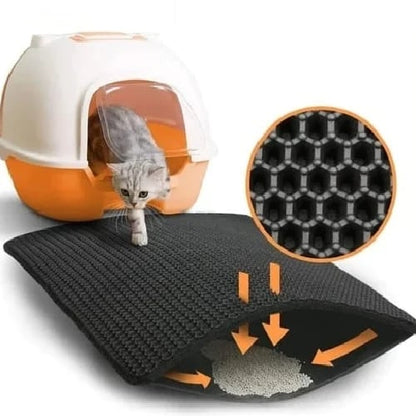 🎅Christmas Season Gift Idea￡9.99!!🎁Non-Slip Cat Litter Mat🐱