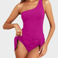 ⛱️LAST DAY SPECIAL SALE 70% OFF!!💖 👙One Shoulder Skirted One Piece Swimsuit