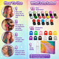 🎃Halloween Hot Sale - ONLY ￡9.99!!🌈12-Color Temporary Hair Chalk Applicator Set🌈 |✅No Bleach, No Stain |