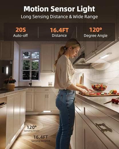 ⏰New Year Special Deals £6.99!!⚡50K+ SOLD!🔥Punch-free Smart Sensor Magnetic Rechargeable LED Lights