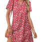 🔥2026 Summer Hot Sale 50% OFF💃Women's Casual V Neck Vacation Midi Dress With Pockets