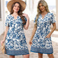 🔥2026 Summer Hot Sale 50% OFF💃Women's Casual V Neck Vacation Midi Dress With Pockets