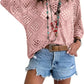 🔥💐SUMMER DAY SALE - ONLY £14.99!!⚡50K+ SOLD!✨Womens Bohemian-Inspired Beige Crochet Top with V-Neck