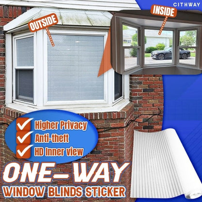 🔥Last Day Promotion - One-Way Imitation Blinds Privacy Window Cover