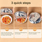 🏆 Last Day Special Price £6.99!!🍽️Reusable Aluminum Foil Thermal Food Cover — Heat-Retaining, Washable & Freshness-Preserving Kitchen Essential