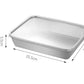 🔥Buy 2 Get 1 Free - Stainless Steel Square Plate(with lid）