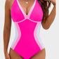 🔥LAST DAY SALE - ONLY £14.98!!⚡50K+ SOLD!👙Color Block Tummy Control One-Piece Swimsuit