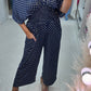 🔥Summer Promotion 49% OFF - Polka Dot Printed Elastic Waist Jumpsuit