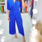 🔥Summer Promotion 49% OFF - Polka Dot Printed Elastic Waist Jumpsuit