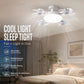 🏆LAST DAY SALE 50% OFF🎉💥Remote-Controlled LED Ceiling Fan Light-Saving Cooling & Lighting for Bedroom & Home