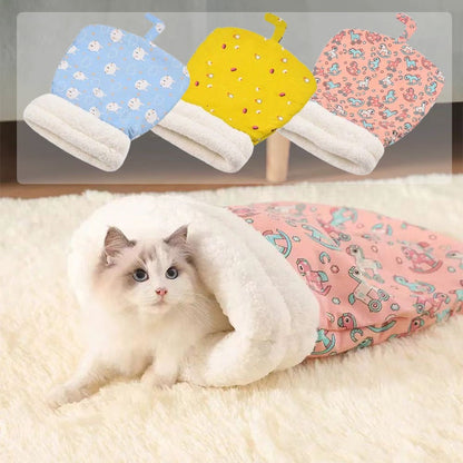 ⏰LIMITED TIME PRICE: ONLY ￡9.99!!!🔥🐱Cozy Pet Nest for Cats and Dogs - 🐕Plush & Machine Washable, Perfect for Your Pet's Comfort and Warmth