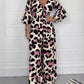 🔥🐆Last Day Promotion 49% OFF - 👗Leopard print V-neck jumpsuit