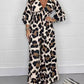 🔥🐆Last Day Promotion 49% OFF - 👗Leopard print V-neck jumpsuit