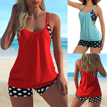 🔥Last Day Special Price £13.99!!💥-👙Women's Polka Dot Two Piece Swimsuit