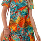🔥2026 Summer Hot Sale 50% OFF💃Women's Casual V Neck Vacation Midi Dress With Pockets