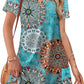 🔥2026 Summer Hot Sale 50% OFF💃Women's Casual V Neck Vacation Midi Dress With Pockets