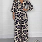 🔥🐆Last Day Promotion 49% OFF - 👗Leopard print V-neck jumpsuit