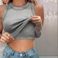 💖LAST DAY SPECIAL SALE 50% OFF🍃💖Women's Ribbed Stretchy Tank Top with Built-in Bra