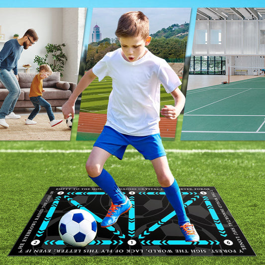 🎁Best New Year Gift 50%OFF-Up to 70% OFF⚽Non-Slip Football Training Mat - Durable & Portable, Perfect for Footwork Drills Anywhere ✨