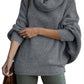 🔥Last Day Promotion 49% OFF -✨Women's Cowl Neck Pullover Sweaters with Pockets