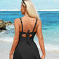 🏖️Summer Hot Sale - ONLY ￡14.99!!⚡50K+ SOLD!🌞🌊Deep V Knot Detail Skirted Swimsuit