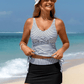 🏖️Summer Cool Deal: £14.99!!👙Tummy Control Two-Piece Tankini Skirt Set