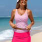 🏖️Summer Cool Deal: £14.99!!👙Tummy Control Two-Piece Tankini Skirt Set