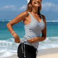 🏖️Summer Cool Deal: £14.99!!👙Tummy Control Two-Piece Tankini Skirt Set