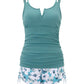 🌊Summer Cool Deal:  £14.99!!🌊Tummy Control Two-Piece Tankini Set
