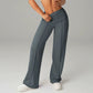 🔥NEW YEAR SALE - ONLY £14.99!!⚡50K+ SOLD!💕Women's Plain Loose Straight Leg Pants
